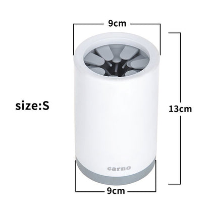 Portable Pet Paw Cleaner Cup Soft Silicone Comb - Veltrix