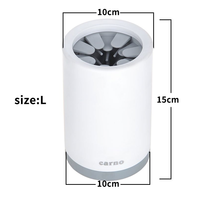 Portable Pet Paw Cleaner Cup Soft Silicone Comb - Veltrix