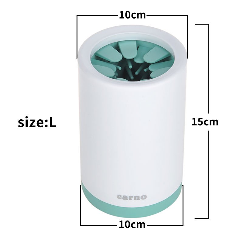 Portable Pet Paw Cleaner Cup Soft Silicone Comb - Veltrix
