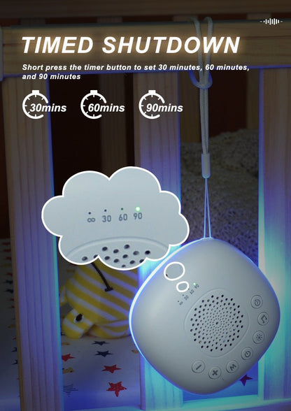 Portable White Noise Sleep Music - Veltrix