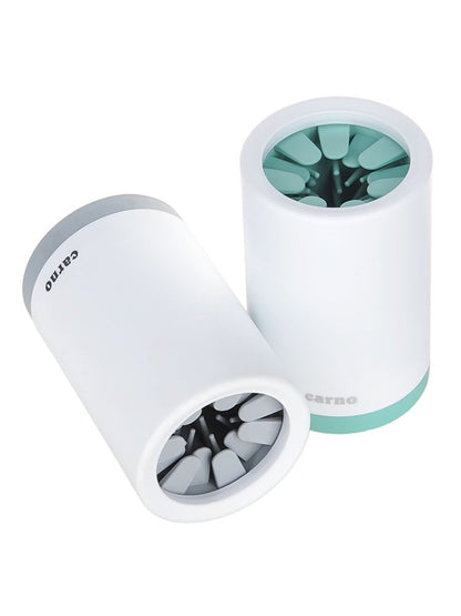 Portable Pet Paw Cleaner Cup Soft Silicone Comb - Veltrix