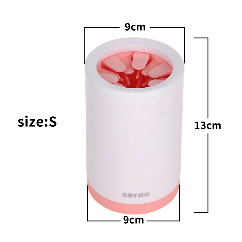 Portable Pet Paw Cleaner Cup Soft Silicone Comb - Veltrix