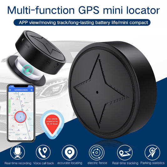 Mini GPS Tracker Strong Magnetic Mount Car Motorcycle Truck Trackers Vehicle Realtime Tracking Locator Anti - lost GPS Tracker - Veltrix