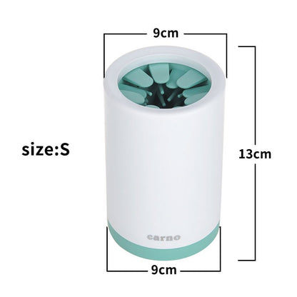 Portable Pet Paw Cleaner Cup Soft Silicone Comb - Veltrix