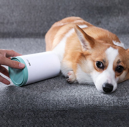 Portable Pet Paw Cleaner Cup Soft Silicone Comb - Veltrix