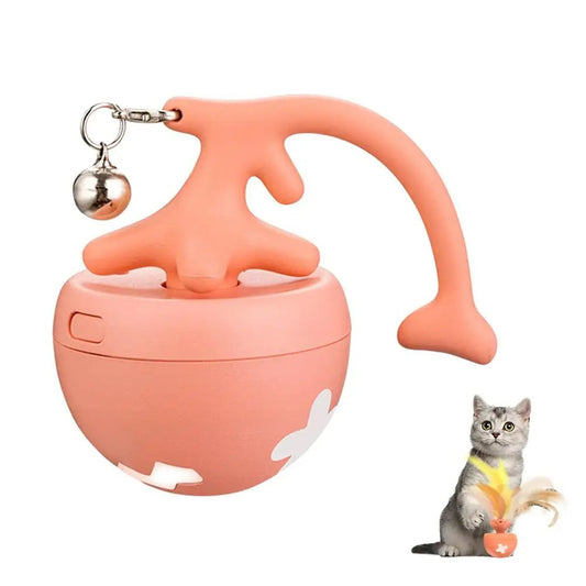 Smart Interactive Cat Toy Ball USB Rechargeable Moving Rolling Ball USB Rechargeable Ball Smart Moving Pets Toy Self - Play Pet Products - Veltrix