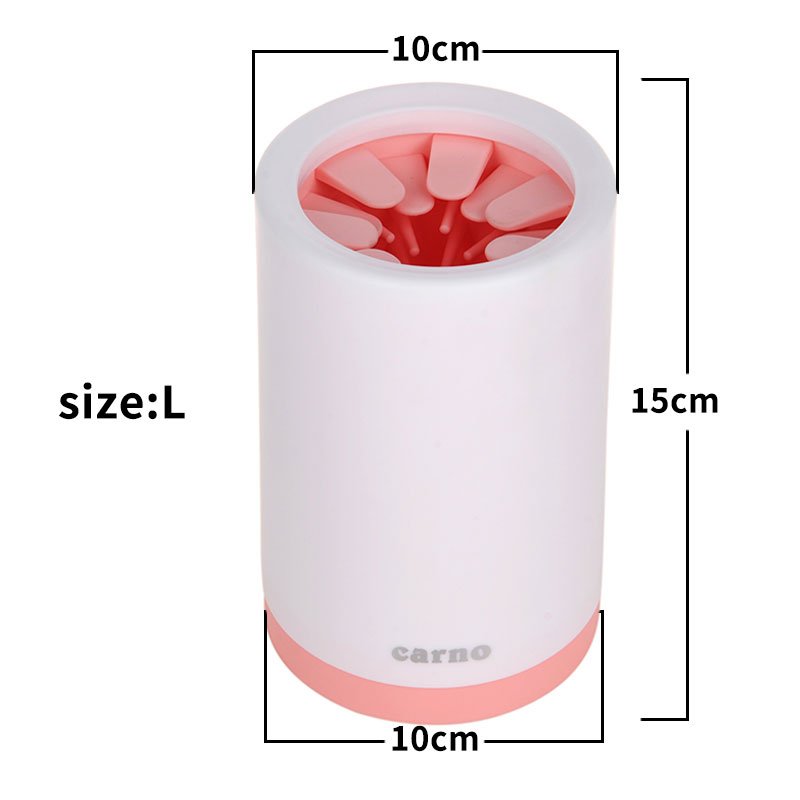 Portable Pet Paw Cleaner Cup Soft Silicone Comb - Veltrix