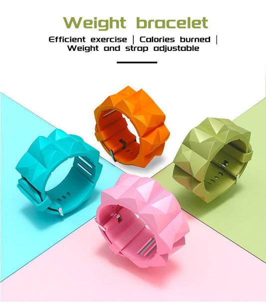 Adjustable ankle weights for yoga in bright colors; effective for workouts and easy to adjust for comfort.