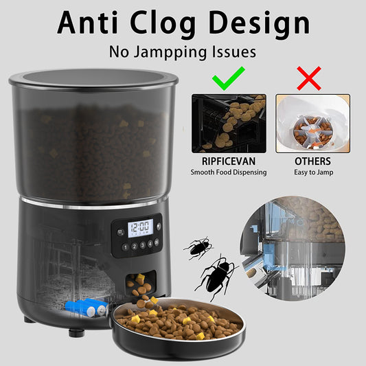Pet 4L Smart Graffiti APP Automatic Pet Feeder - Veltrix
